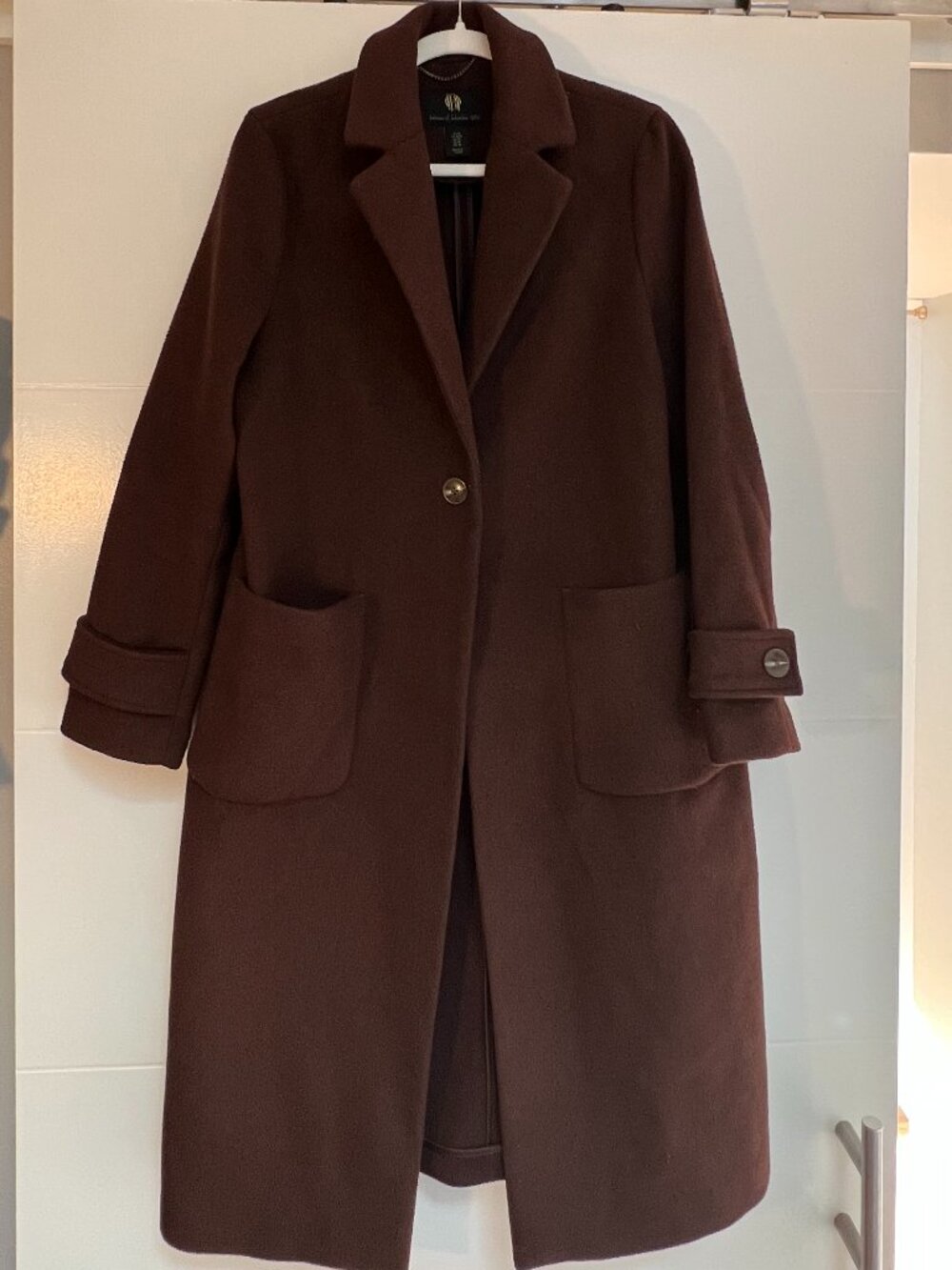 Long Brown House of Harlow Pea Coat